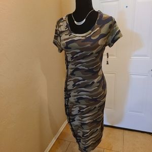 Green Camouflage dress